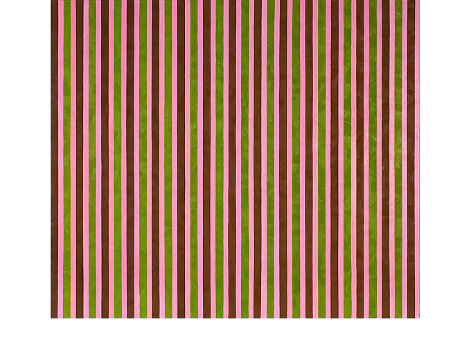 Gemälde Sigrun Paulsen: Streifen Rot/Grün, 2006