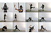 Sigrun Paulsen: Videostills aus Tanzvideo mit Heidi Walter, 1996